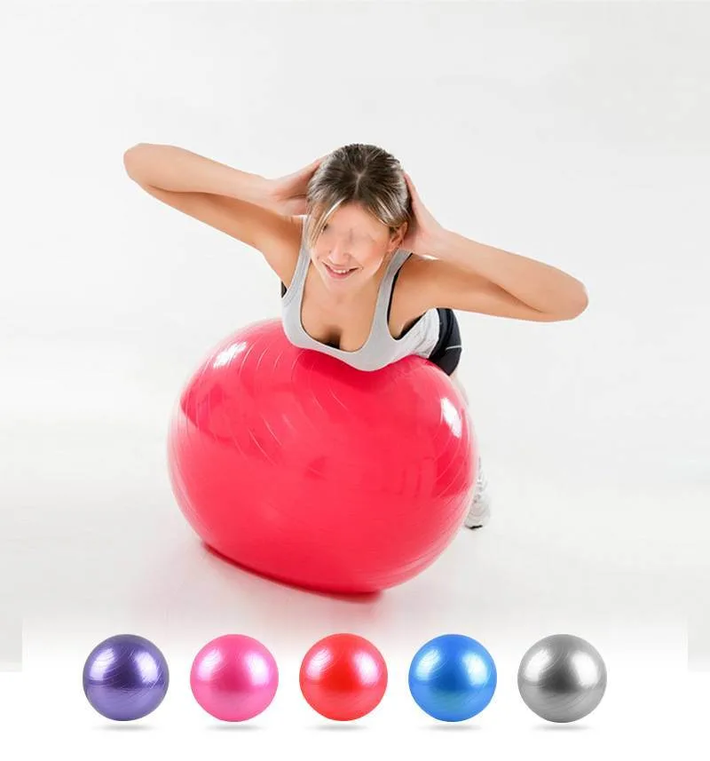 Anti Burst Birthing Heavy Duty Exercise Ball with Quick Pump for Gym, Fitness, Balance, Pilates & Yoga Bl12939