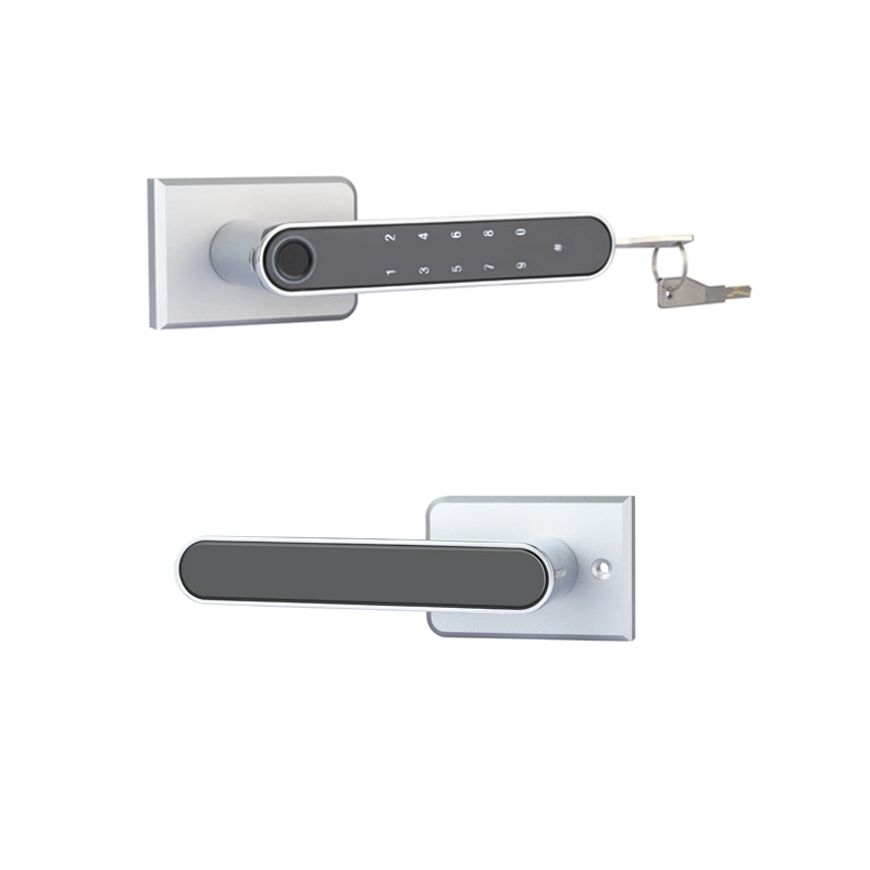 Glass Door Alu. Alloy Smart Door Lock with 60-70mm Latch