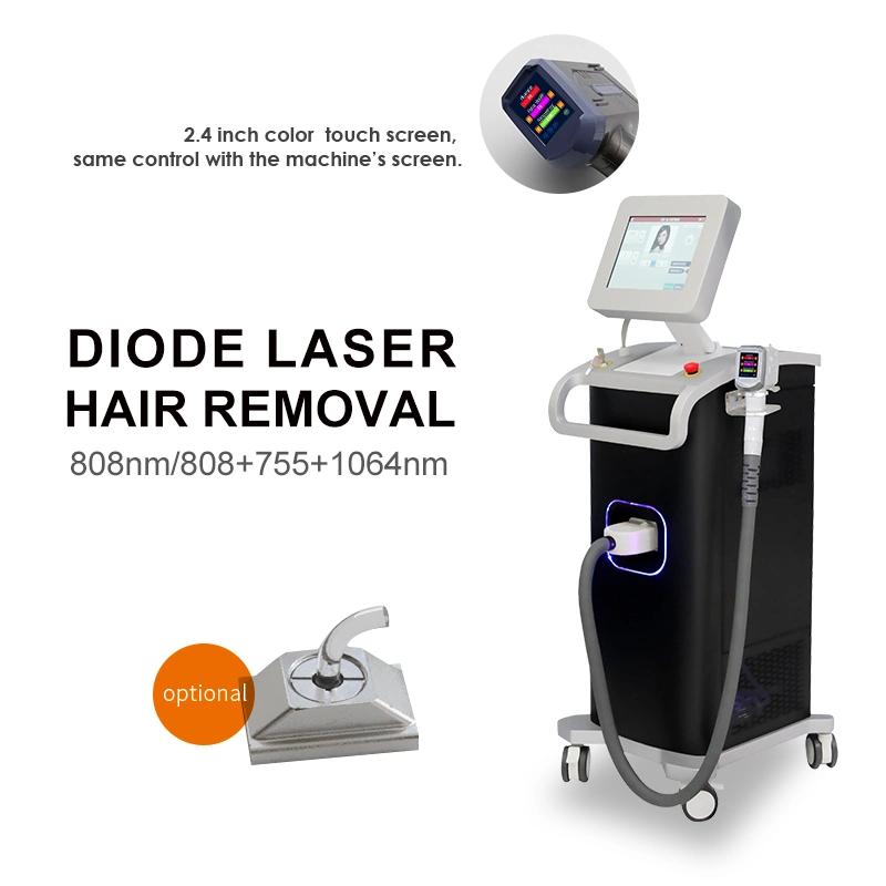 Pain-Free Handle Portable Full Body Fashion Hair Removal 808nm Diode Cool Laser Beauty Equipment