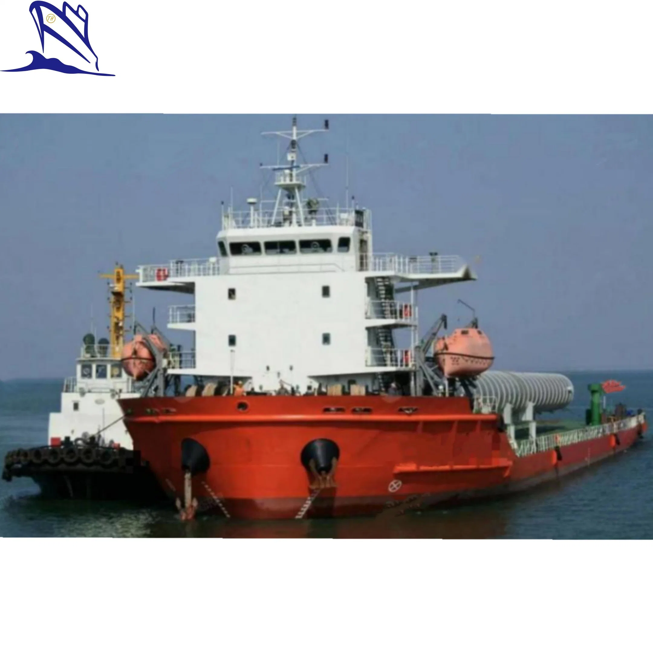 China 4715tons CCS Deck Barge Marine Working Cargo Boat