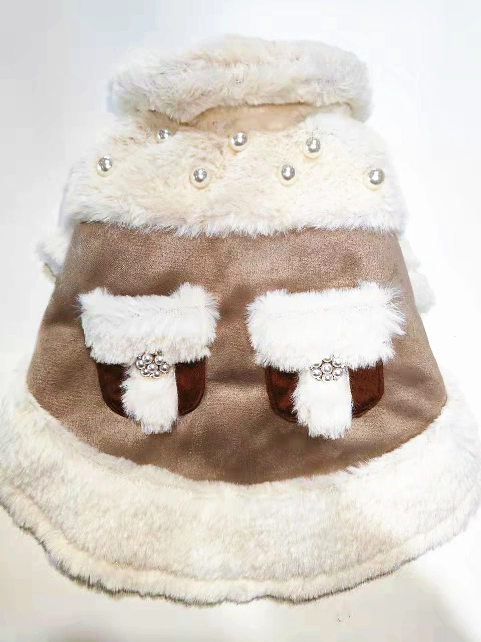 Роскошный зимний червь Пэт продукты модным дизайнером зимних червь собака одежда аксессуары для ПЭТ