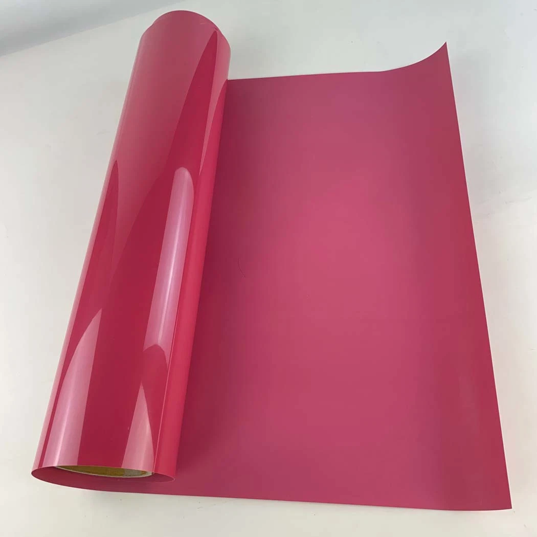 0.5*25m Heat Transfer Vinyl/Film PVC for Printing Clothes/ Garment/T-Shirt Cdp-28 Fuchsia