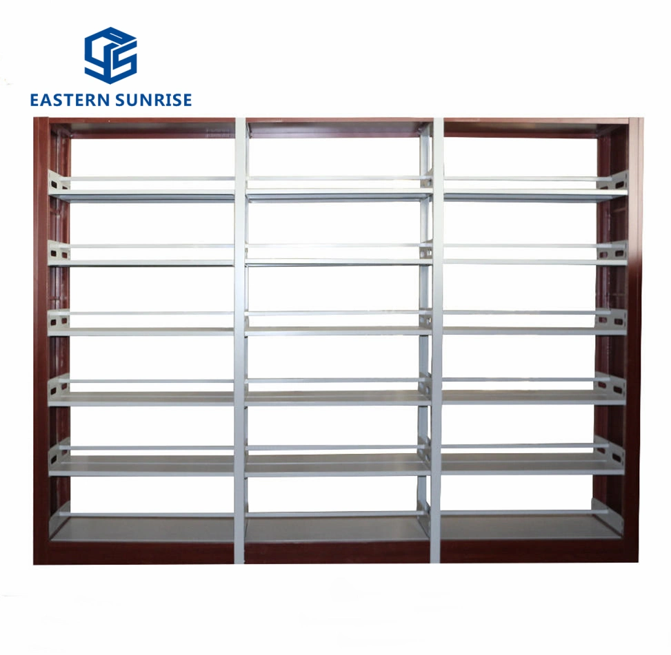 Factory Best Price High quality/High cost performance  Library Furniture Steel-Wood Bookshelf