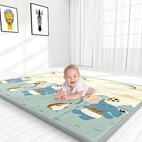 Interlocking Foam Play Mat for Baby Crawling and Exercise