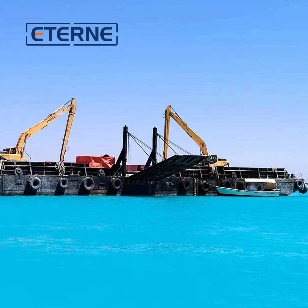 Pontoons Type Ferry Barge Boat Platform Modular From China