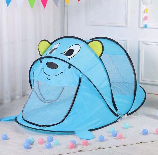 Hot Selling Portable Folding Toy House Cartoon Animal Pop up Kids Beach Tent