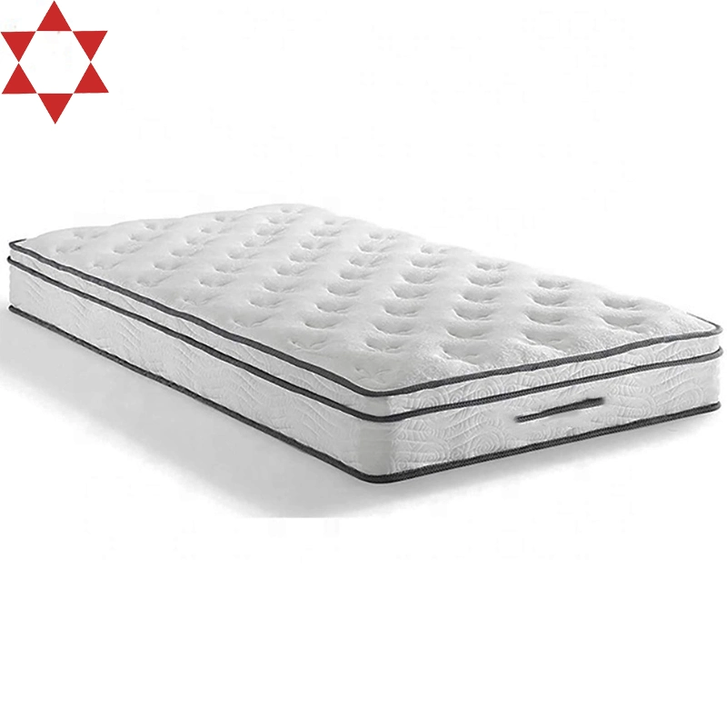 Matelas à ressorts ensachés en mousse de latex naturel très demandé pour la maison et la chambre à coucher.