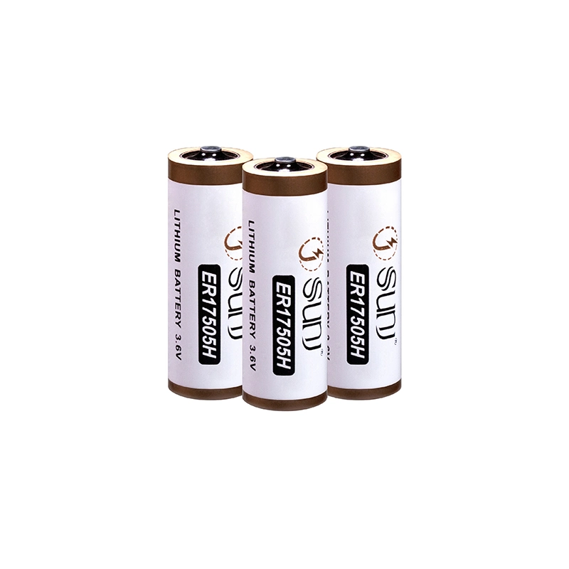 3,6V 3600mAh Batterie au lithium non rechargeable de haute capacité Er17505h pour l'électronique automobile.