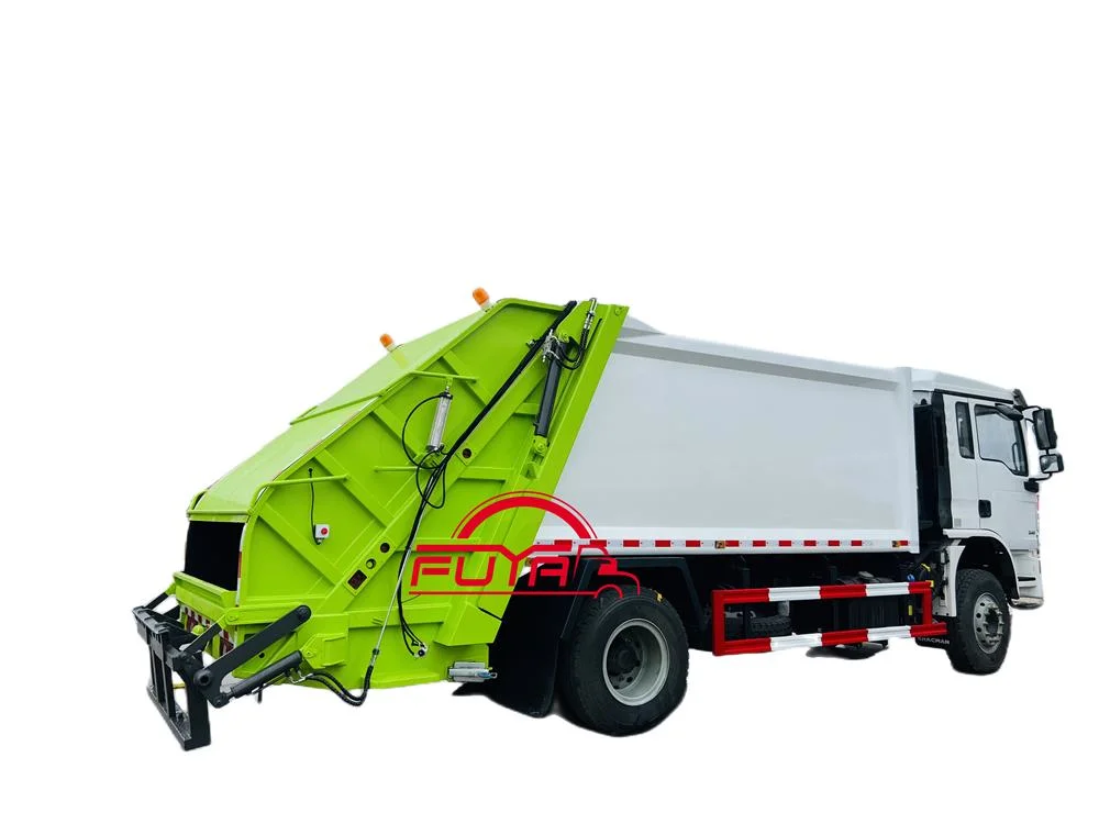 Rhd 4X2 12 Cubic Meters 12m3 12ton or 12 Ton Rear Load Garbage Truck