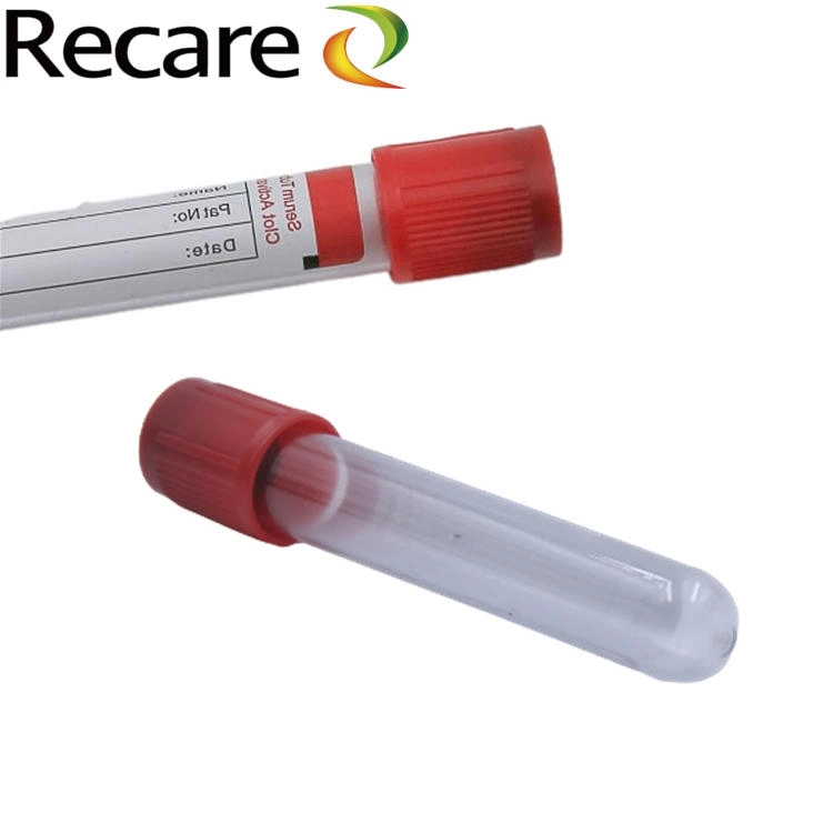 serum red top blood Collection Tube PET glass Clot Activator good quality on sale