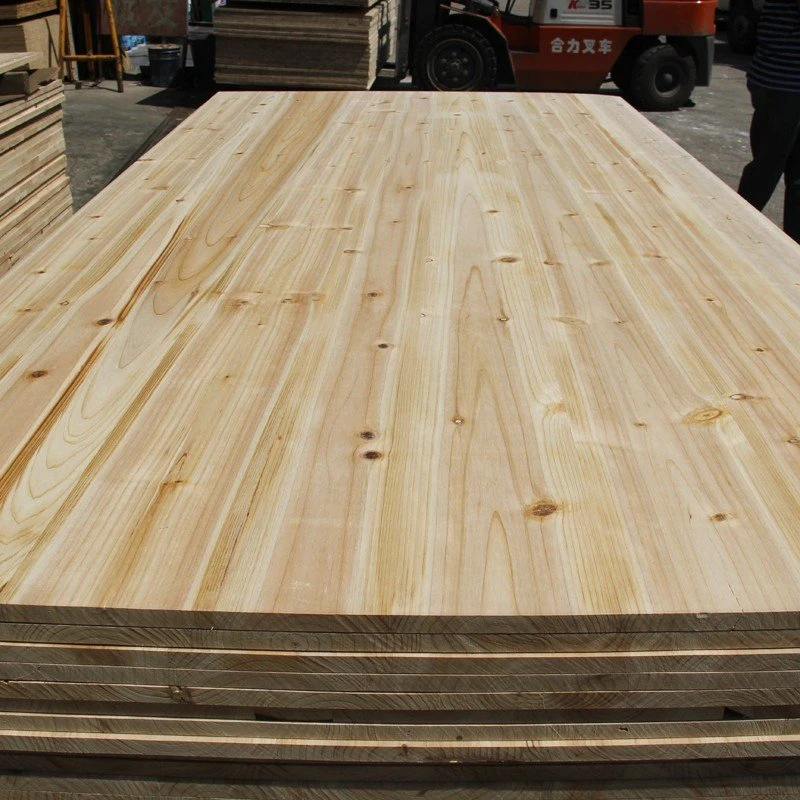 Finished Solid Cypress Wood Panel Softwood Fir Board for Furniture