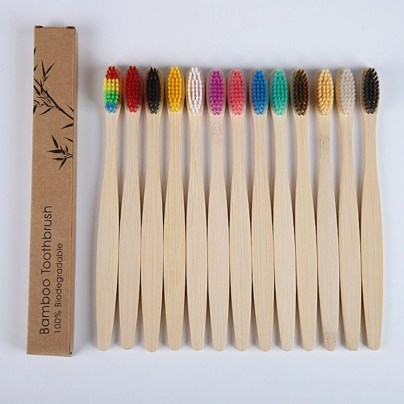 Bamboo Toothbrush with Hotel Amenities for Hotel Room Using