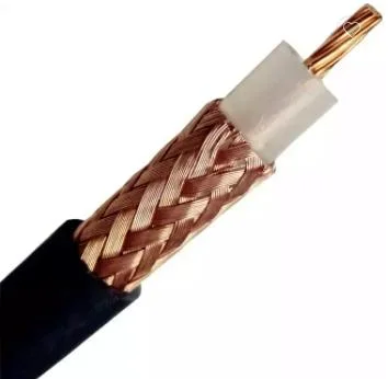 0,80mm de espessura de PVC/PE Jacket Cabo Coaxial de comunicação sem fio com alta qualidade