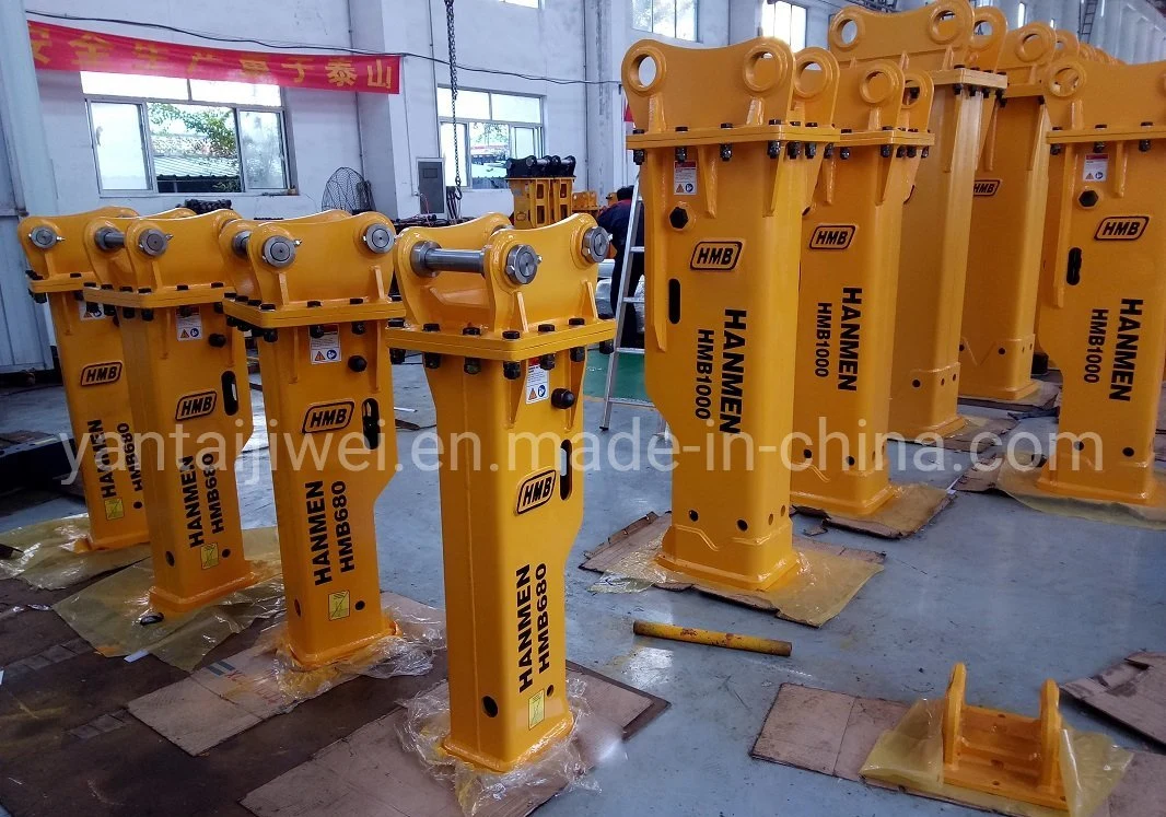 20ton Sb81 140mm Chisel Box Type Hydraulic Rock Hammer Breaker for Excavator