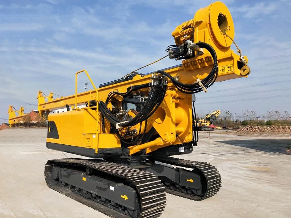 High quality/High cost performance  Small Crawler Hydraulic Rock Bore Pile Machine Rotary Drilling Rig Ycr60