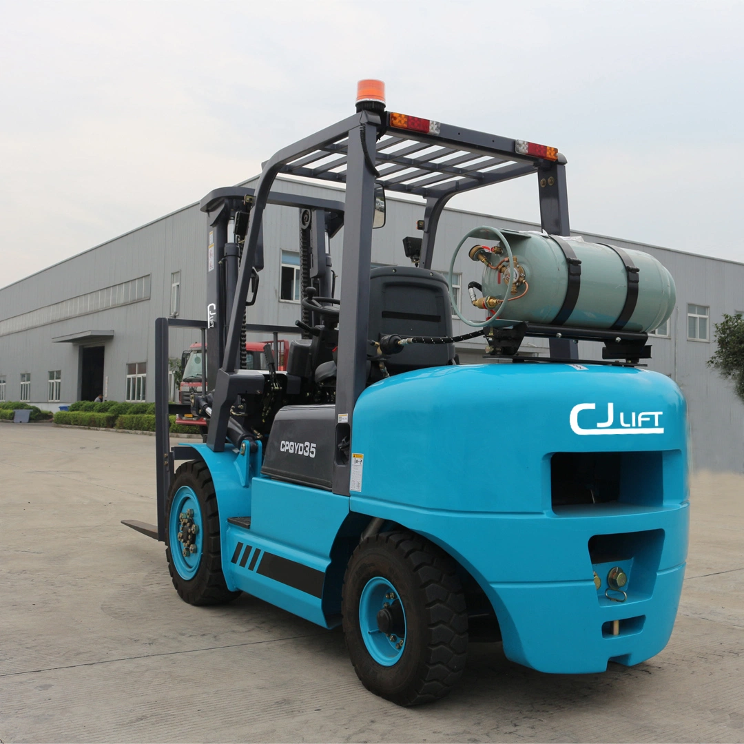 LPG Gasoline Engine Forklift with 3.5t Capacity LPG Forklift CE Certificated