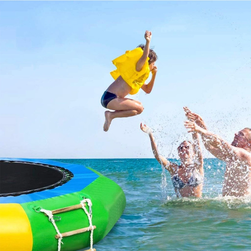 Mobile Amusement Park Inflatable Water Trampoline Adult Outdoor Amusement Park Closed Air Trampoline Entertainment Facilities Bed