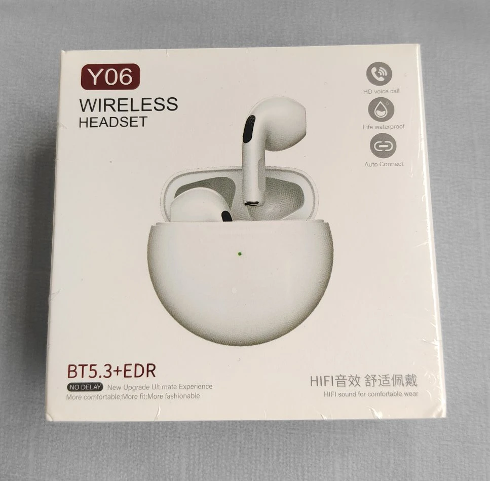 Y06 Touch Control Wireless Headphone Sport Tws Earbuds Music Headset Audifonos Inalambricos Bluetooth Earphone