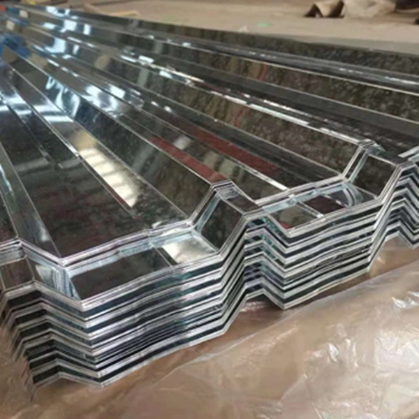 Preço competitivo chapa de aço galvanizado Hot DIP em telhados de bobina Folha galvanizada chapa de metal ondulado para telhado