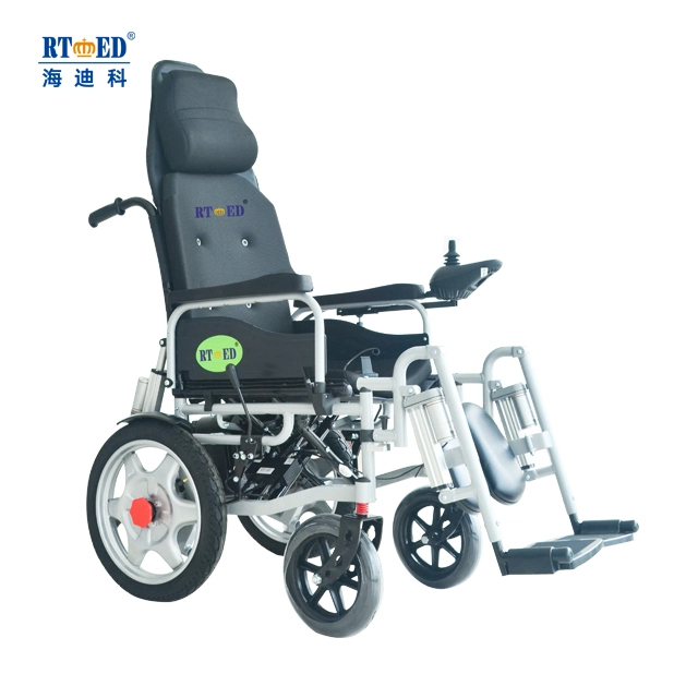 Portable et léger pliage Brushless pliable fauteuil roulant électrique