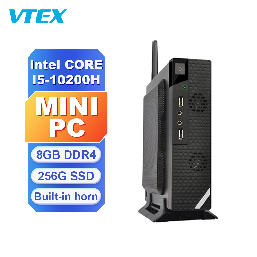 Mini Computers PC Supplier OEM Big Core I5 I7 Business Nuc Minipc Computer with VGA WiFi Antenna Built-in Horn Mini Desktop PC