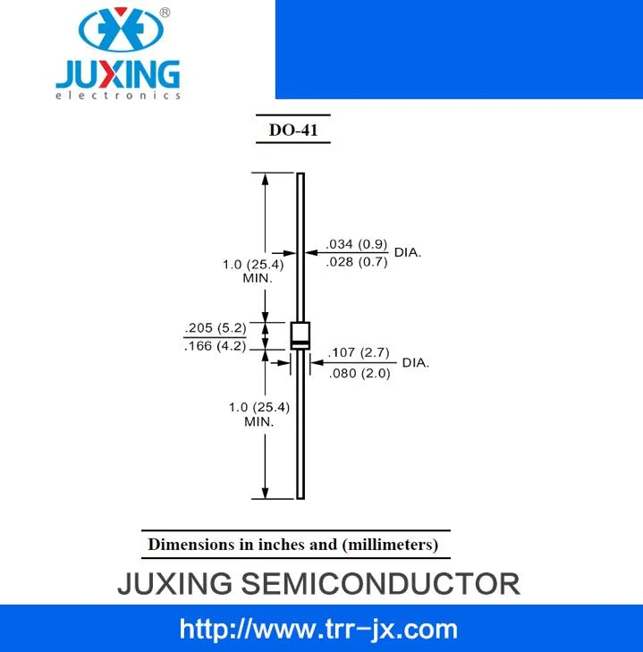 Sf18 600V Iav1a Ifsm30A Juxing большая зона действия Recovery выпрямителей диодов с сделать-41 дела