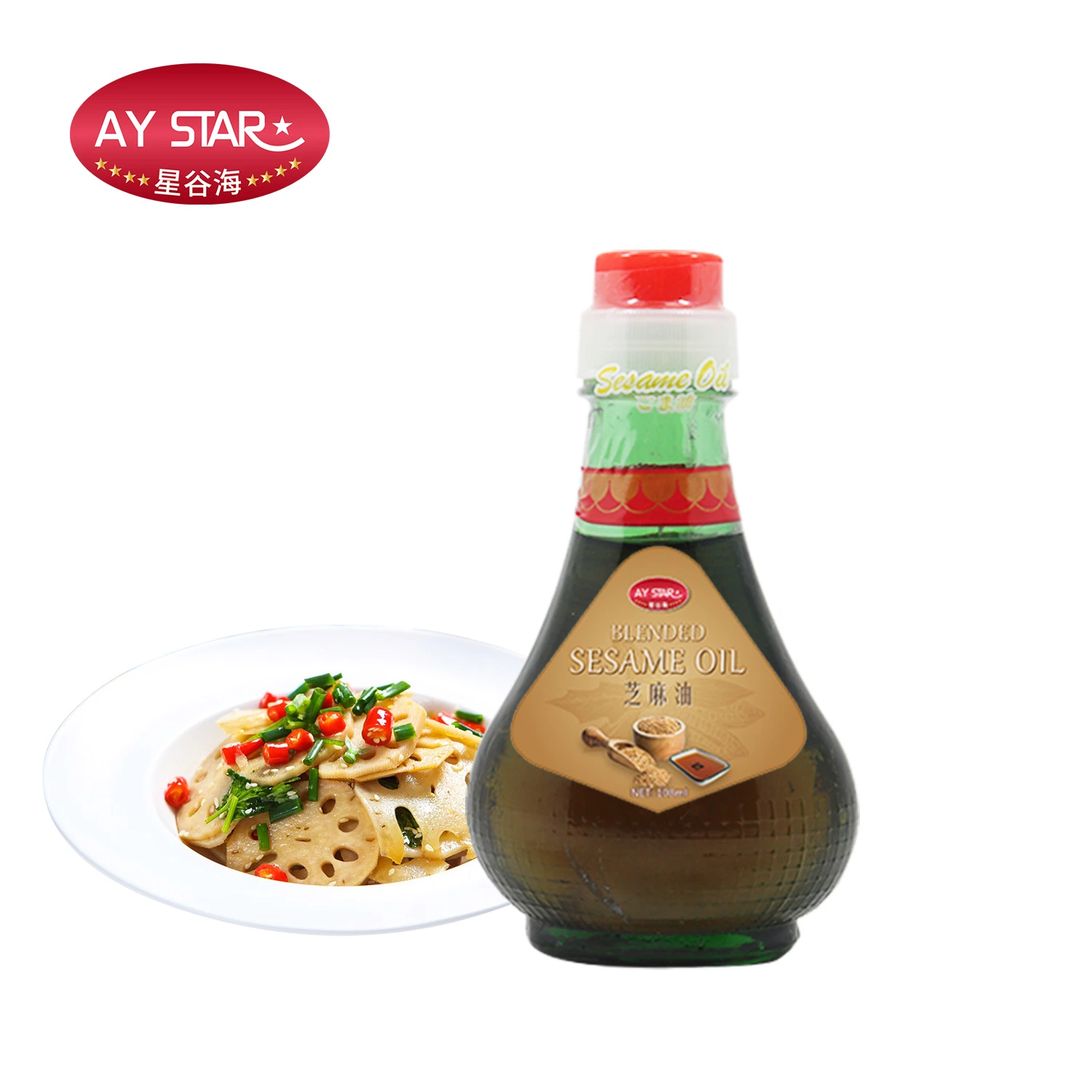 Europe Standard Wholesale/Supplier Bulk Halal Kosher Vegetable Cooking Edible Blended Sesame Oil