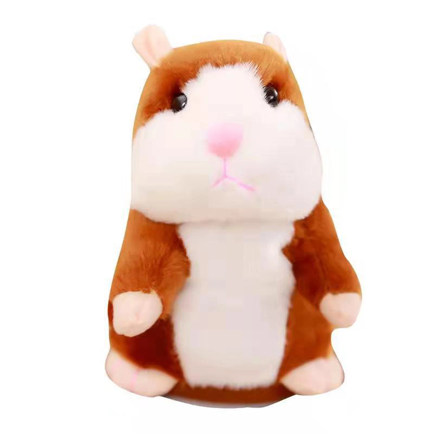 Hablando de juguetes de peluche interactivo hámster lindo hablando de los efectos de sonido Peluches con repeticiones de voz dijo a su mejor amigo de regalo para niños