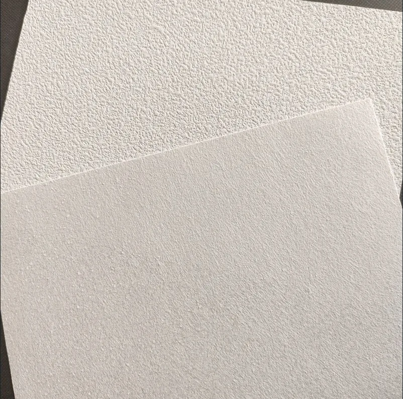 Sound Absorption Ceiling Surfacing Tissue Fiberglass Tissue Mat 700 Texture Design