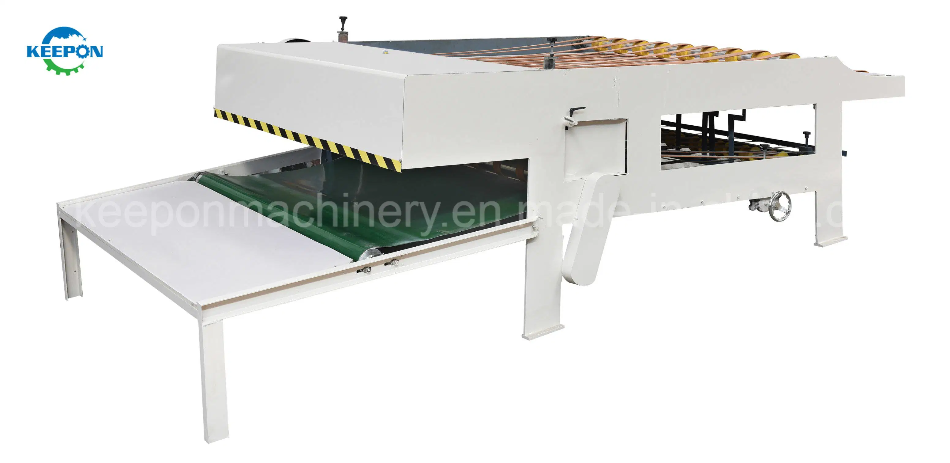 Vacuum Fingerless Single Face Corrugated Paper Cardboard Making Machine (QWJ-1300/1600)