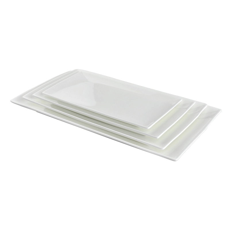 Rectangular Ceramic Dinner Plates Set