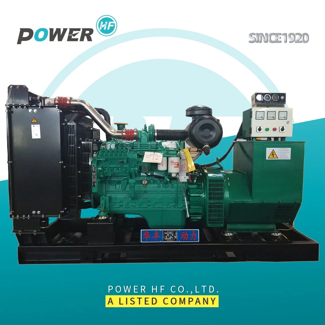 Three-Phase Four-Wire100kw-500kw 4 Cylinders/6 Cylinders Diesel Generator Open Diesel Generators Set