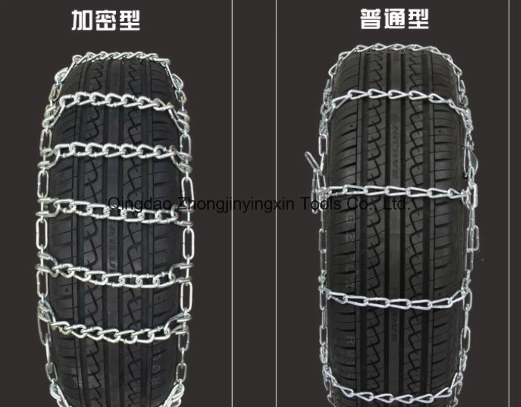Barato preço Anti-Rusted Correntes de neve para diferentes tamanhos de pneus
