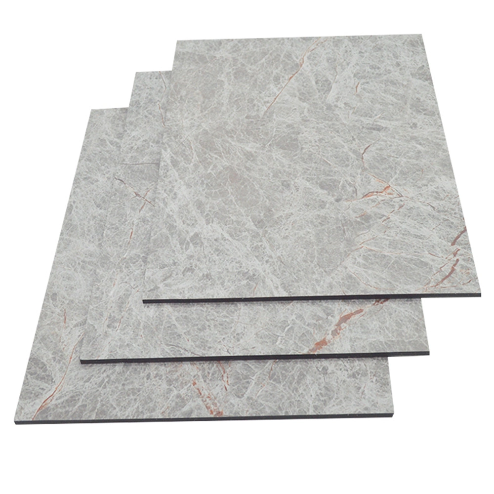 Marbre granit surface aluminium composite matériau ignifugé pour rideau extérieur Mur