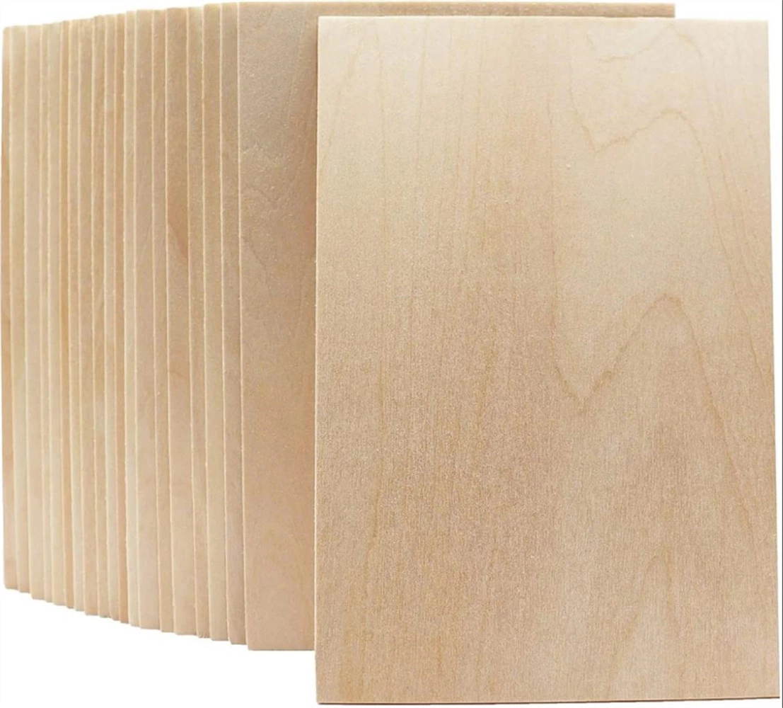 Factory Unfinished Custom Wooden Basswood Plywood Products for School Crafts DIY Art Project Painting Decorate