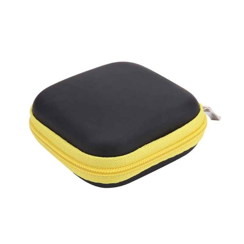 Custom Colorful Hard Shell Portable Waterproof Headphone Zipper Bluetooth Earphone Earbuds Hard EVA Case
