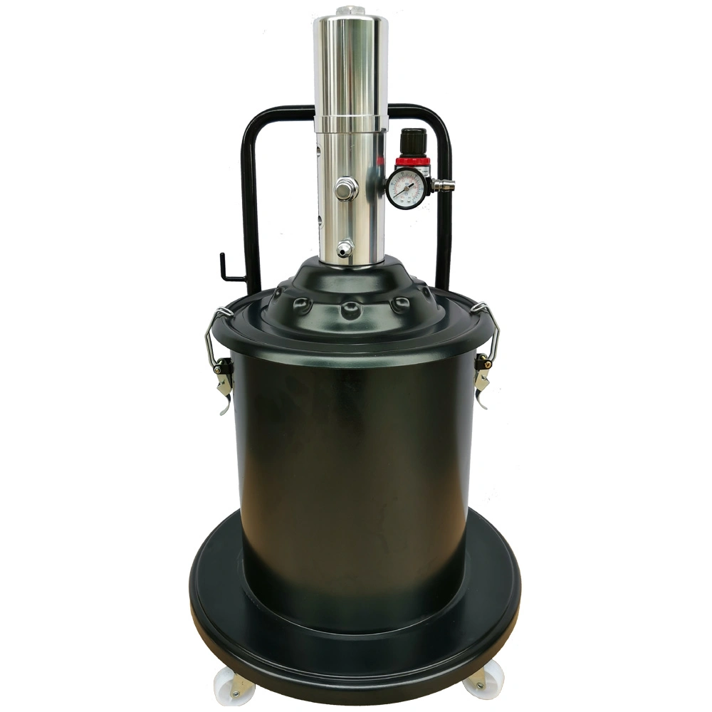 High Pressure Pneumatic Grease Pump Air Operated Lubrication Bucket - 12L