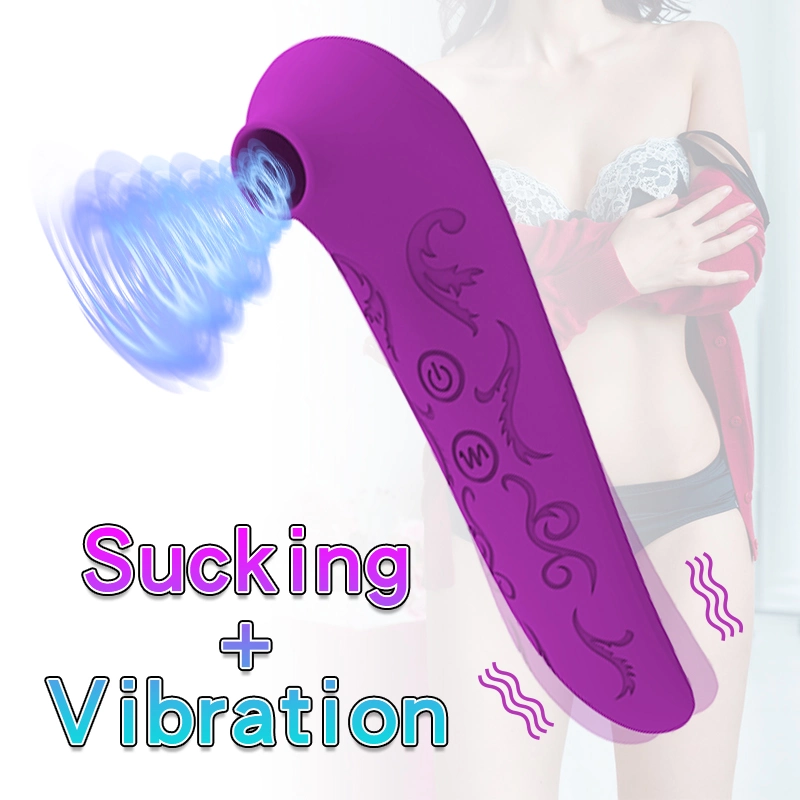 Adulto Productos Vibrador chupador Inhalación femenina vibración G punto Vibradores Para la mujer