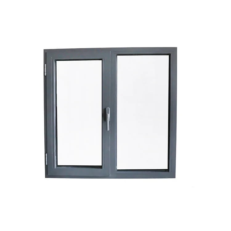 Large Glass Frame Aluminum Casement Window with Mosquito Mesh