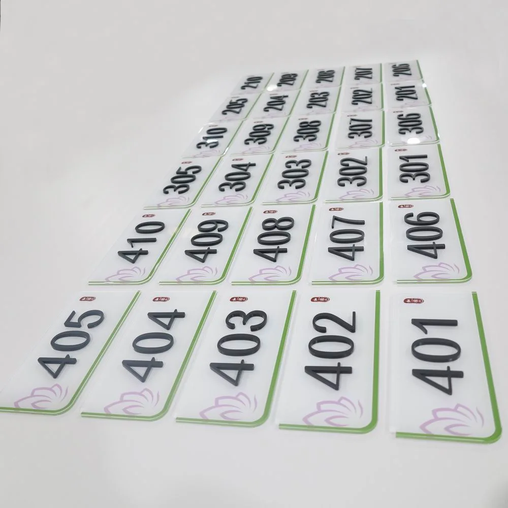 Promotional Wholesale/Supplier 3D Acrylic Modern House Number Plaque