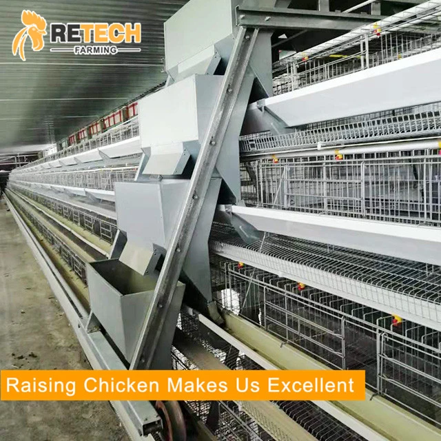 A type 3 tiers 96 birds egg laying hens chicken battery cage poultry house