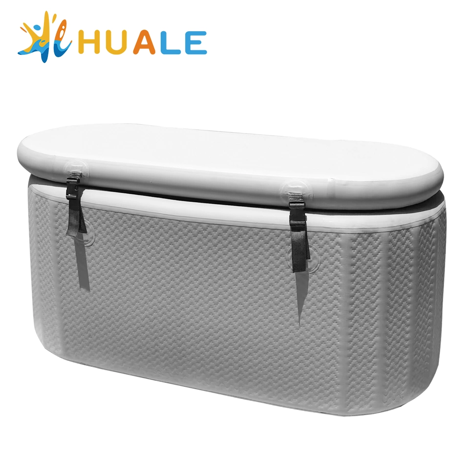 Huale China Manufacture Custom Size Water Chiller Ice-Bath Inflatable Ice Bath Tub with Cooling System