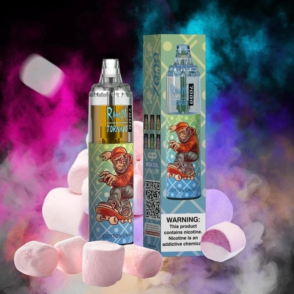 Amazing Design Randm Tornado 7000 Puffs 14ml Oil with RGB Light Vape