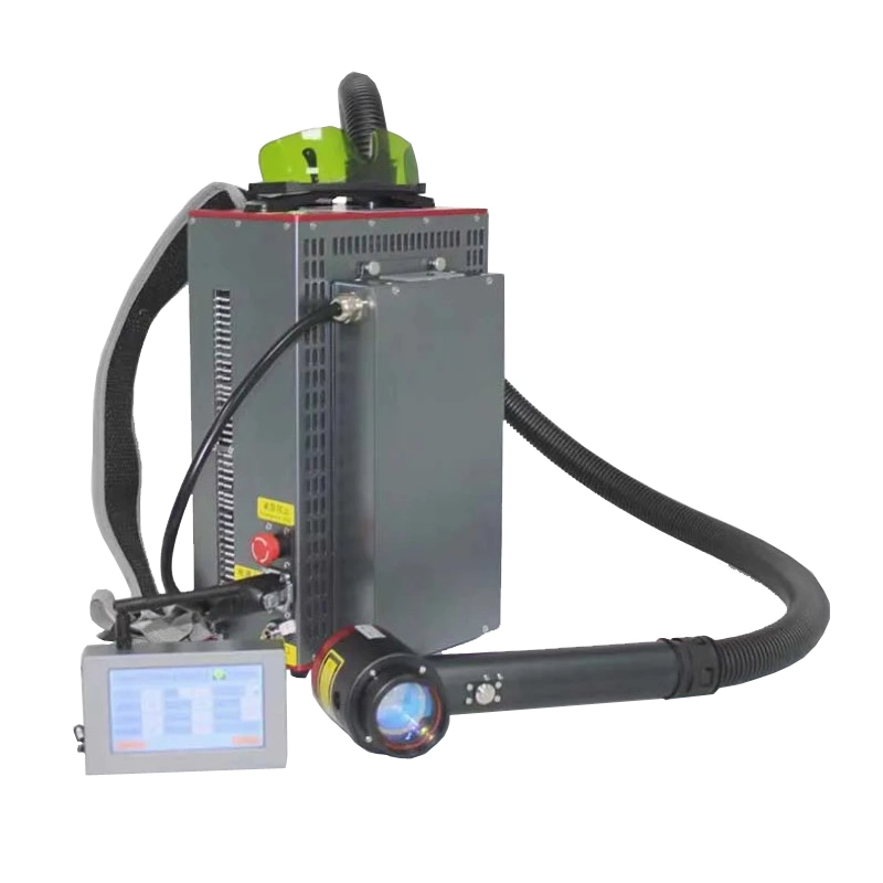 100W Pulse Fiber Handheld Laser Cleaning Machine for Paint and Rust Removal