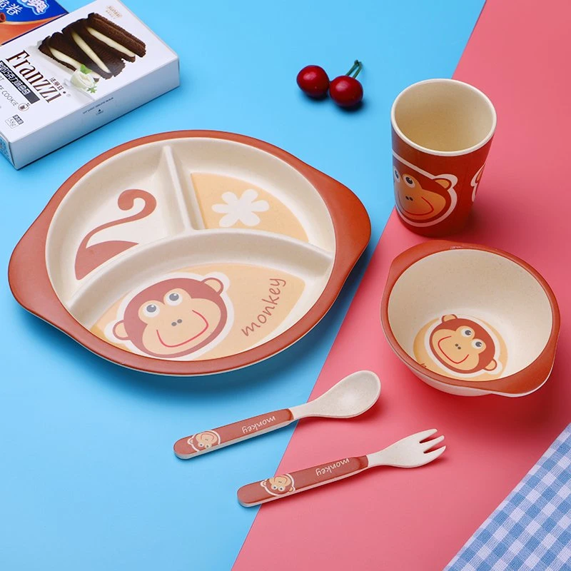 Cute Design Melamine Bamboo Fiber Tableware with Style Custom