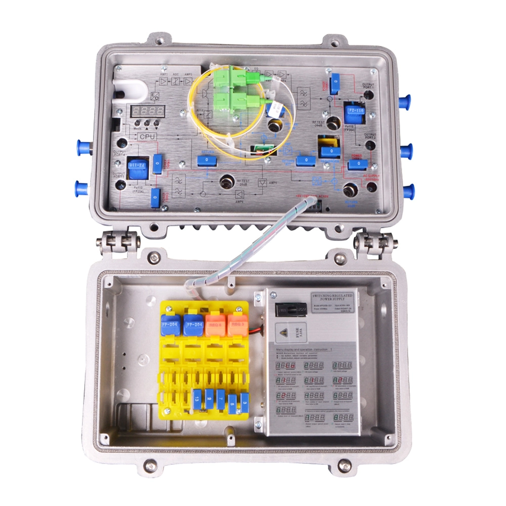 1GHz Outdoor 4 Way Fiber Optical CATV Node