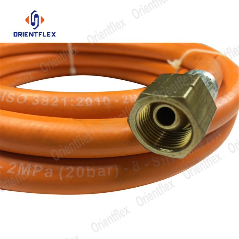 Outdoor Replacement Propane Generator Natural Gas Delivery Rubber LPG/Propan/Gas Rated Hose