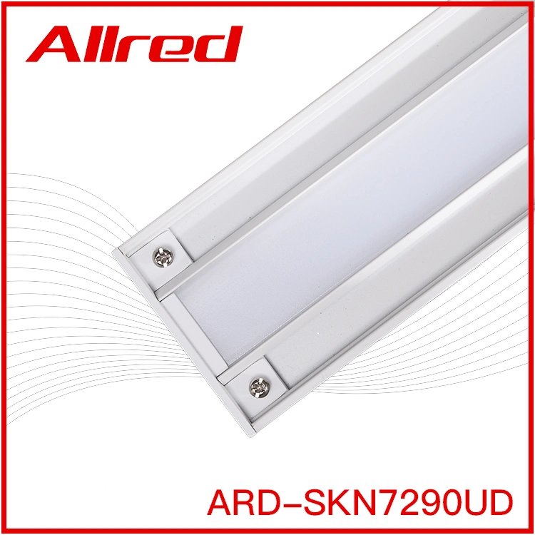 AC certificado CE200-240V 50-60Hz Ligue passíveis de iluminação fluorescente Interior CCT Componente clássico portátil da lâmpada LED para pendurar retangular RGB luz de parede Linear