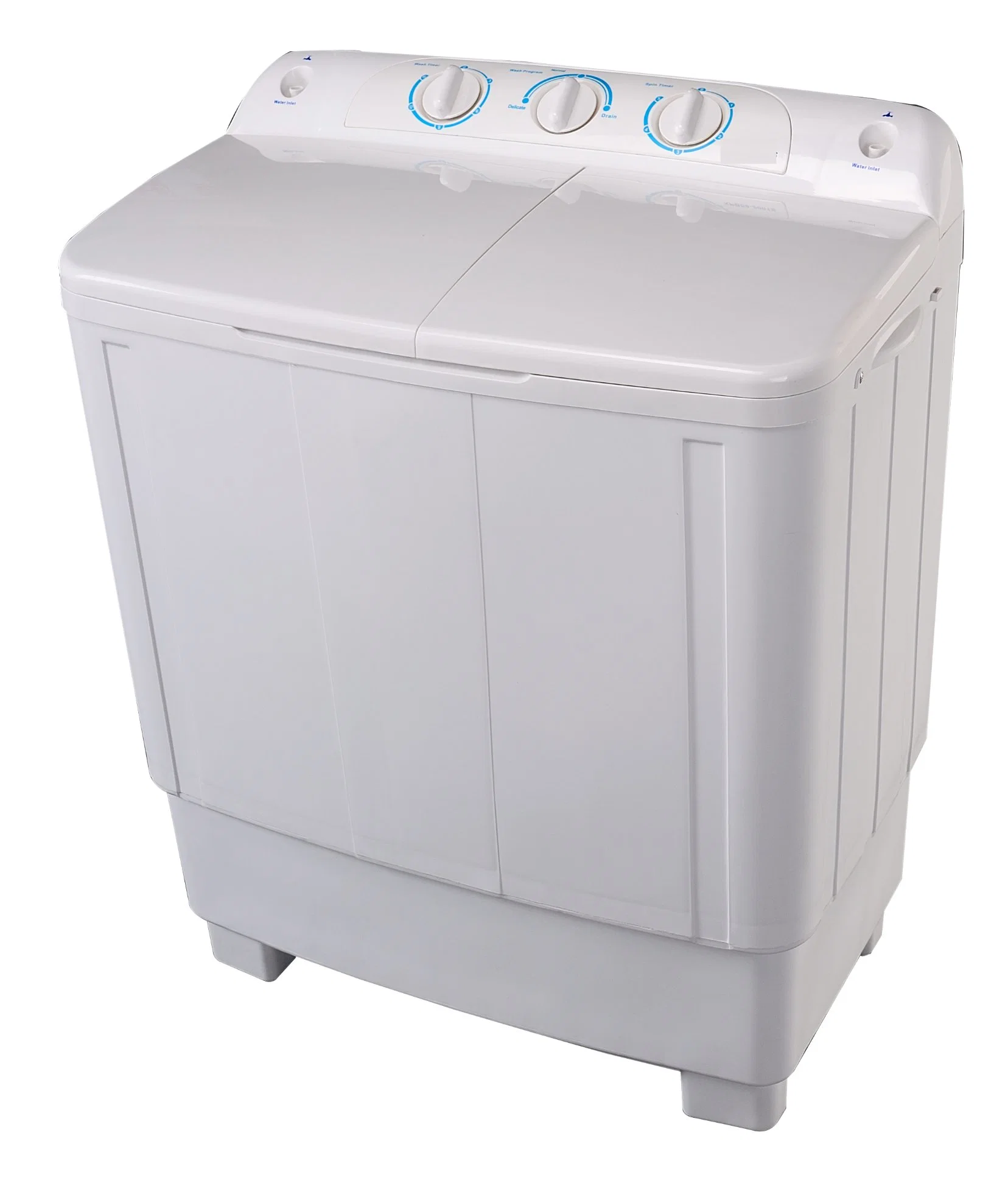 Xpb100-2009so Feilong Home Use Twin Tub Cubing Cleaning Top Loading غسالة صغيرة غسالة شبه أوتوماتيكية