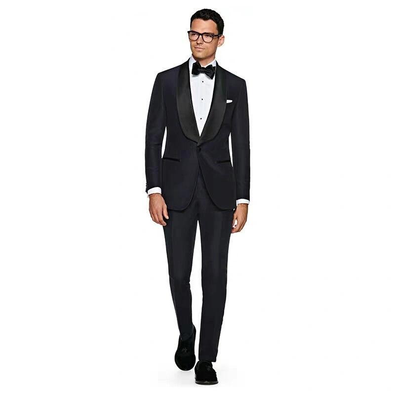 Fato de treino de qualidade Slim para homem Classic Business Suits concebido para medir